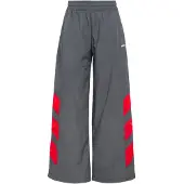 Adidas Broek 'BLOCKED WASHED TRACK' rood / zwart