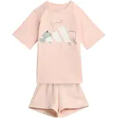 Adidas Trainingspak 'Tiro_Nster' rosa / zwart / wit