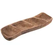 Orion Mango Serie - Houten Snackbord - 35x11 cm - Handgemaakt - Geëxotiseerd Hout