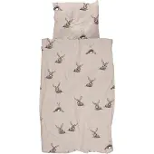 Snurk Bunny Beige Percal Dekbedovertrek-140 x 200 / 220 cm | 1-Persoons