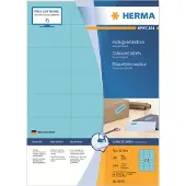 Herma Special 4408 permanent hechtende etiketten A4 70 x 37 mm blauw (2400 etiketten)