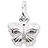 The Jewelry Collection Zilver Gerhodineerde Hanger vlinder 1329609