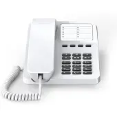 Gigaset DESK 400, Analoog telefoon, draadloos handset, 10 contacten, wit