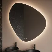 Boss & Wessing Bws badkamerspiegel | spark pendel | met led verlichting | 80x80 cm