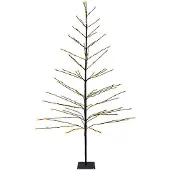 Lumineo Verlichte metalen kerstboom, 180 cm - 232 LED's, geschikt voor binnen- en buitengebruik