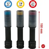 Ks Tools 515.0622 Verwisselbare koppen Metrisch 1/2