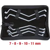 Ks Tools 518.0300 Remontluchtingssleutelset, 5-delig, 7-11 mm