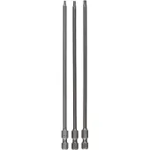 Bosch Powertools 3-DELIGE SCHROEFBITSET EXTRA-HARD T8-T10-T15, 152 MM