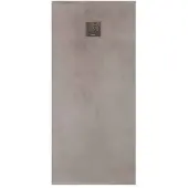 Openbath Douchebak concrete silver 100x100 cm