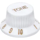 Fazley Potmeterknop voor ST-stijl gitaar - 10631 - Wit