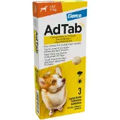 AdTab kauwtablet hond 5,5-11 kg 3 tbl