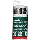 Metabo 627190000 Universeel boorassortiment 18-delig Metaal, Steen, Beton, Metselwerk, Baksteen, Hout 3 mm, 4 mm, 5 mm, 6 mm, 8 mm, 10 mm
