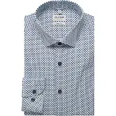 Level 5 by Olymp Slim fit vrijetijdsoverhemd met Kentkraag