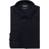 Olymp Luxor Modern Fit Overhemd marine, Effen