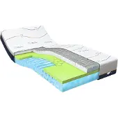 M line Cool Motion 4 Traagschuim matras 120 x 200 x 22 cm - tot 140 kg