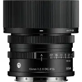 Sigma 45mm f/2.8 DG Contemporary L-mount objectief Zwart