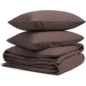 Yumeko Dekbedovertrek set Hennep/Katoen 200x220 Bruin - Eco, Bio & Fairtrade