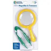 Learning Resources Primary Science Magnifier & Tweezers - 2+