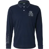 La Martina Shirt navy / zilvergrijs / donkergroen / rood