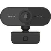 Dicota D31804 webcam 1920 x 1080 Pixels USB 2.0 Zwart