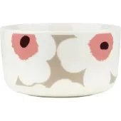 Marimekko Unikko schaal 5 dl White-clay-powder-dark wine