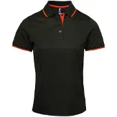 Premier Dames coolchecker contrast poloshirt