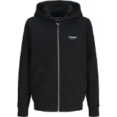 Jack & Jones Junior Sweatvest zwart / wit