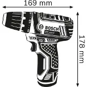 Bosch accuboormachine GSR 12V-15 / 1x 3.0 Ah accu + lader