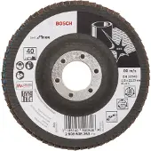 Bosch LAMELLENSCHUURSCHIJF DIAM. 115 MM, KORREL 40, HAAKSE UITVOERING