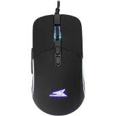 Barracuda Gamingmuis NAUTILUS, 7D, 12800 dpi, zwart (BGM-011), Muis, Zwart