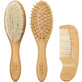 Meyco Baby Universal Natural Bamboo Borstel 3 Eenheden