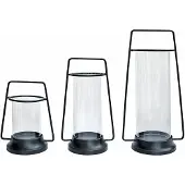 Loberon Windlicht set van 3 Mirandel