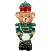 Exner Beeld Kerstdecoratie Beertje keramiek 22 cm groen