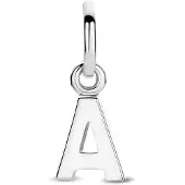 The Jewelry Collection Zilver Gerhodineerde Hanger letter A 1333741