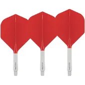 Red Dragon Nitro Flite System White Red NO2 - Dart Flights