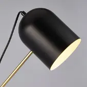 Searchlight Vloerlamp Zaliha, zwart, Woon-/ Eetkamer, metaal, Modern, vloerlamp
