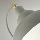 Searchlight Vloerlamp Yosra, crème / amber, Woon-/ Eetkamer, metaal, Modern, vloerlamp