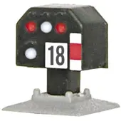 Viessmann Modelltechnik 4418 N Lichtsein Dwerg Afsluitsein Kant-en-klaar model DB