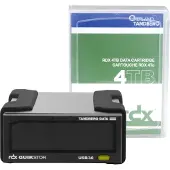 Tandberg RDX External Drive Kit with 4TB, Black, USB3 + (Includes Windows Sauvegarde and Apple Time Machine Support)