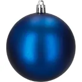 Springos Kerstballen | 36 Stuks | 6,5 cm | Marineblauw