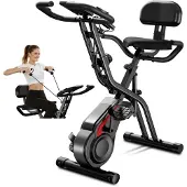 UMAY Hometrainer stille fitnessfiets met instelbare weerstand CBX20