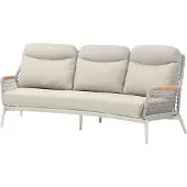 AVH-Collectie Monza lounge 3-zitsbank aluminium latte rope
