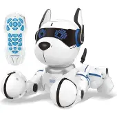 Lexibook stroom Puppy – My smart robotic dog met programming function, dance, walk, movements, touch sensors en animal imitation, incl. afstandsbediening