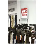 Durable DURAFRAME A5 Displayframe Zelfklevend Zilver Klevend PVC (Polyvinylchloride) 487123 23,6 (B) x 17,6 (H) cm 2 Stuks