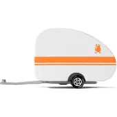 Candylab Toys | Rosebud Orange Trailer Oranje Caravan