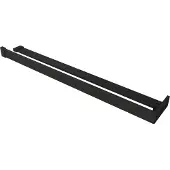 Saqu Modulo handdoekhouder met planchet voor douchewand 120cm zwart