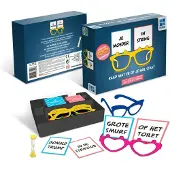 MEGABLEU Je Moeder in String - Hilarisch Partyspel - Gezelschapsspel Voor Tieners en Volwassenen - 2-6 Spelers - Met Gekke Brillen