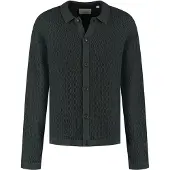 Dstrezzed Gebreid vest 'Tadeo' donkergrijs