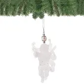 Springos Glitter Engel Kerstboomversiering - 13cm