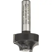 Bosch 2608628355 Fraise à Profiler E Queue 8 Mm Rayon 6,3 Mm Diamètre 25,4 Mm Longueur Utile 14,3 Mm / Longueur Totale 46 Mm